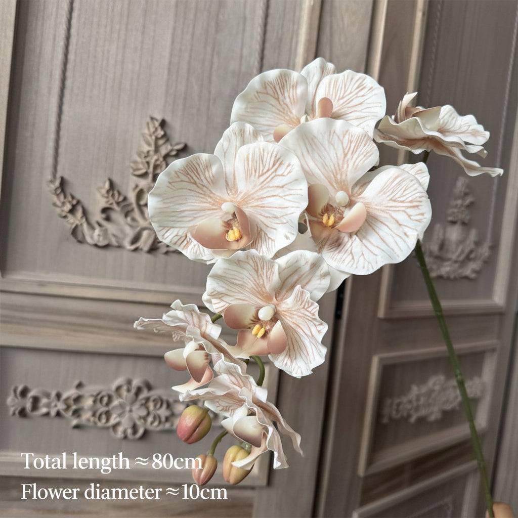 7-head orchid bouquet flower stem detail for artificial flower color guide