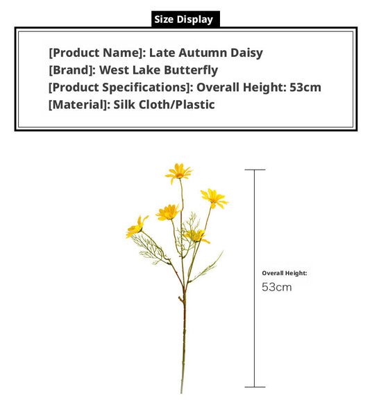 Artificial daisy bouquet for dorm room desk and shelf decor