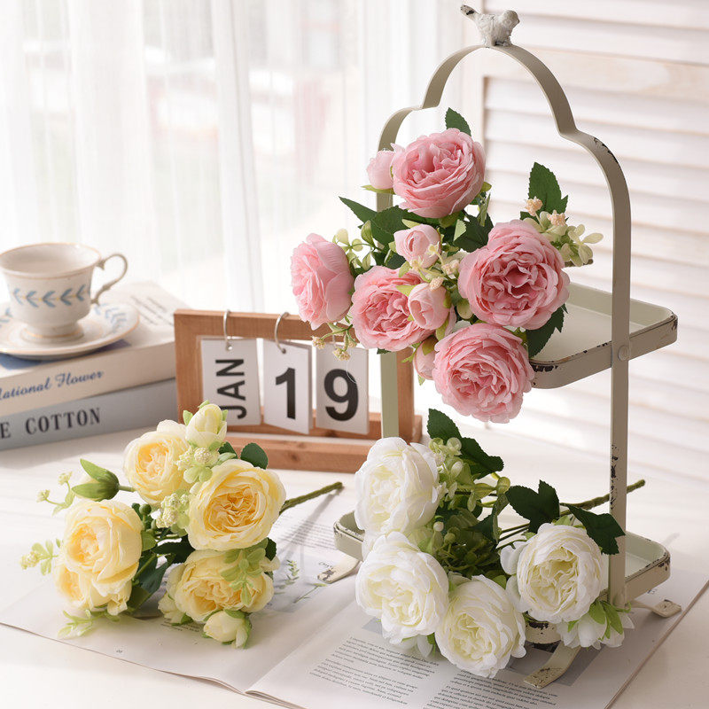 Silk Persian rose bouquet product image 9