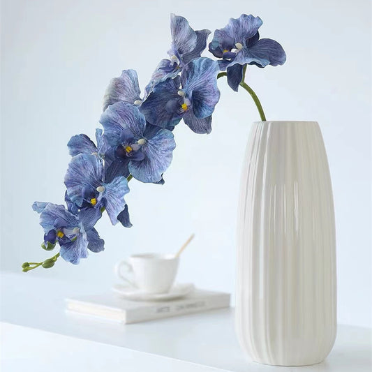Artificial Phalaenopsis orchid stem with 3D printed flower detail