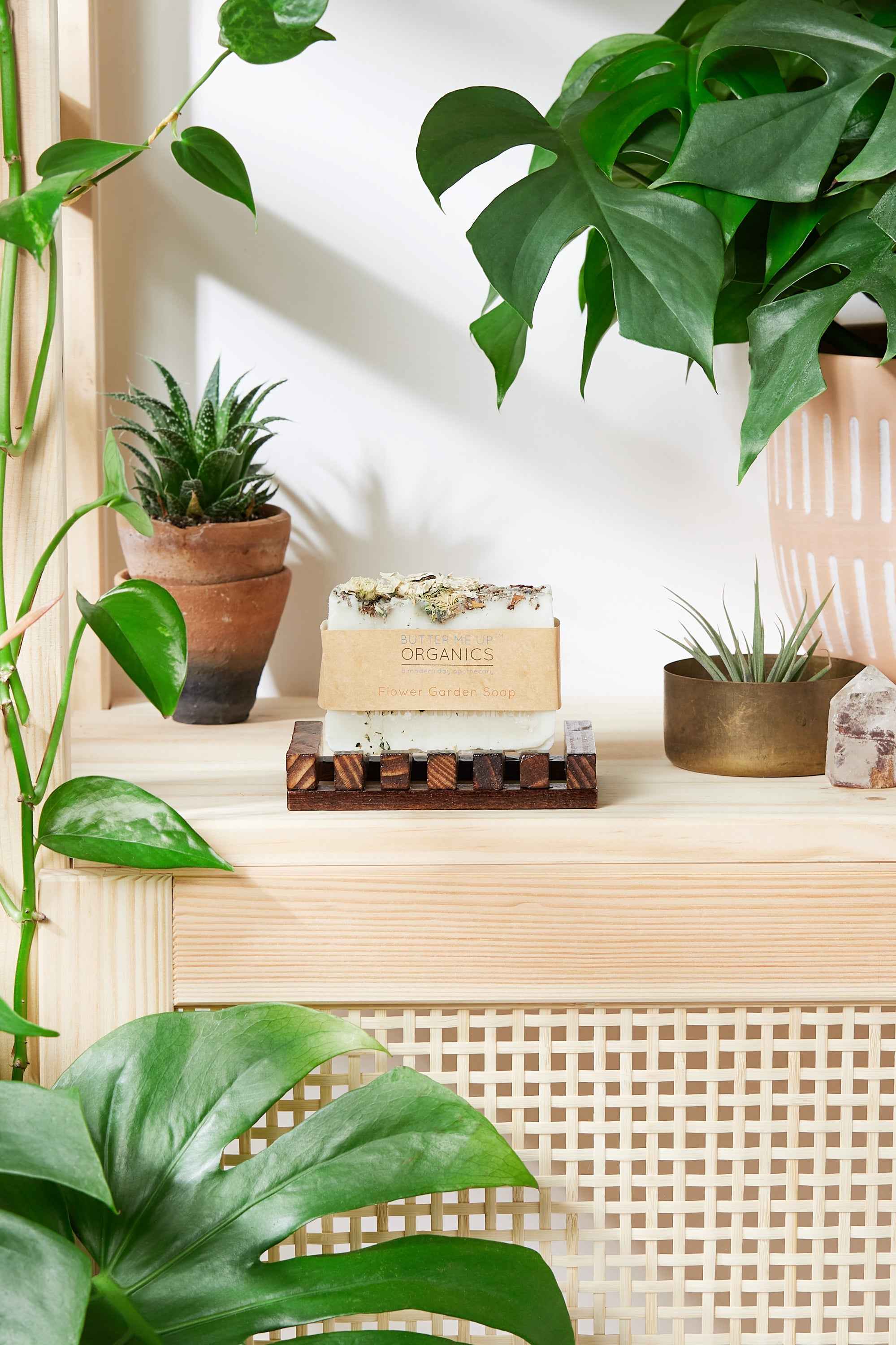 Flower Garden Organic Soap - Vegan Handmade Cold Process Soap