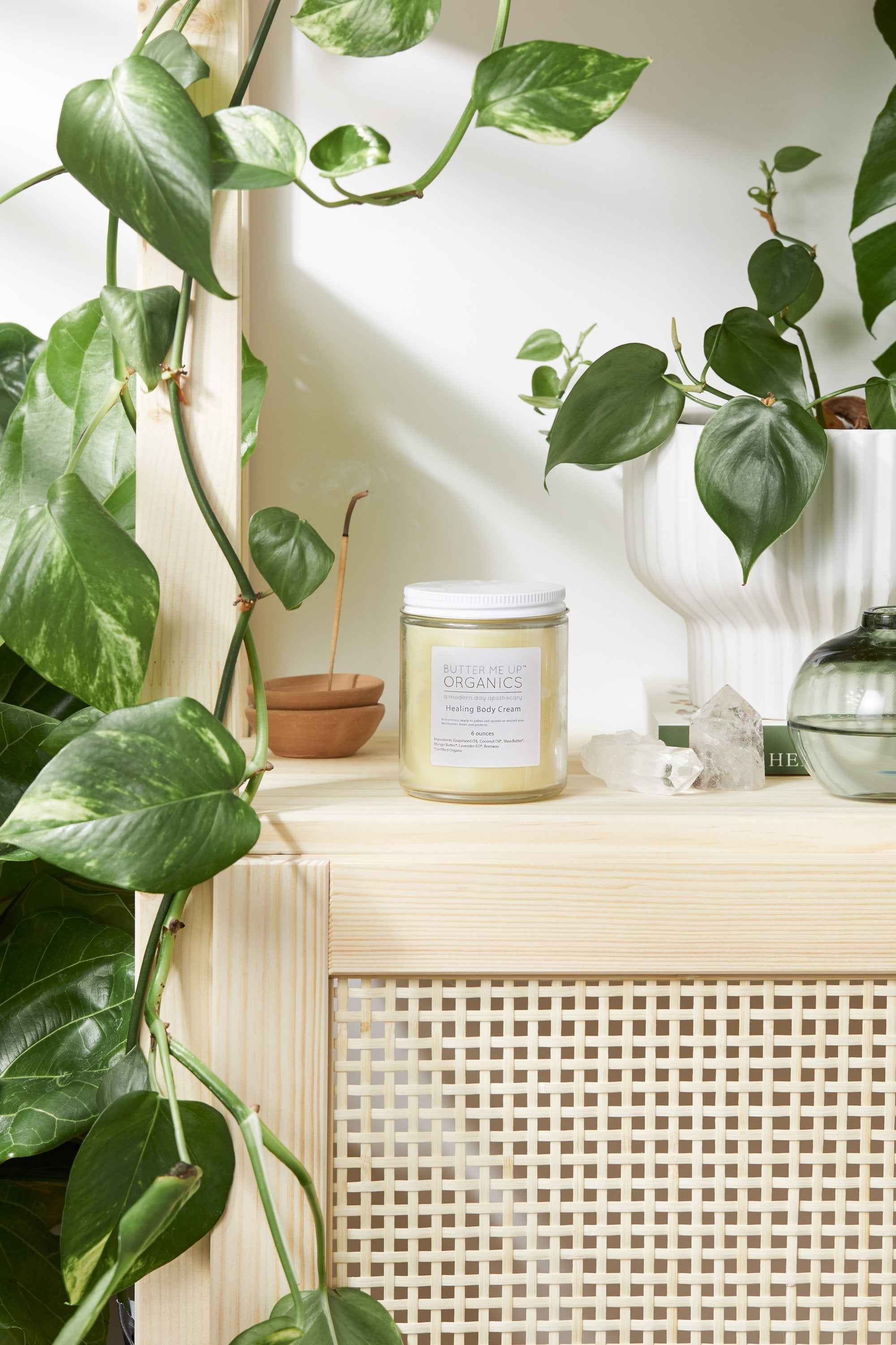 Healing Body Cream for Dry Skin - Organic Body Lotion for Winter Skin