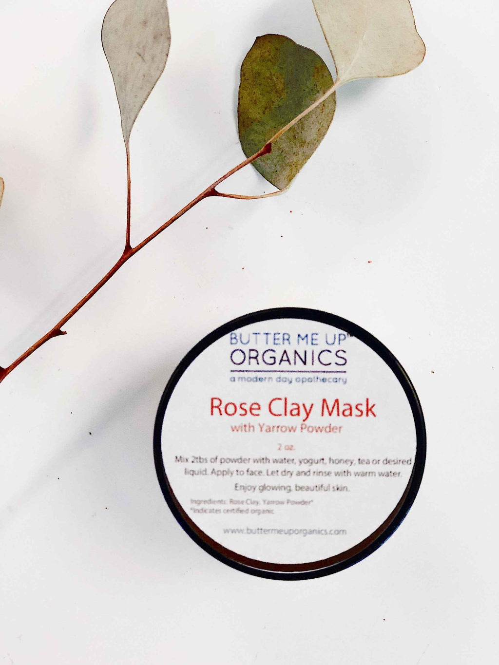Rose Clay Face Mask for Glowing Skin and Deep Cleansing