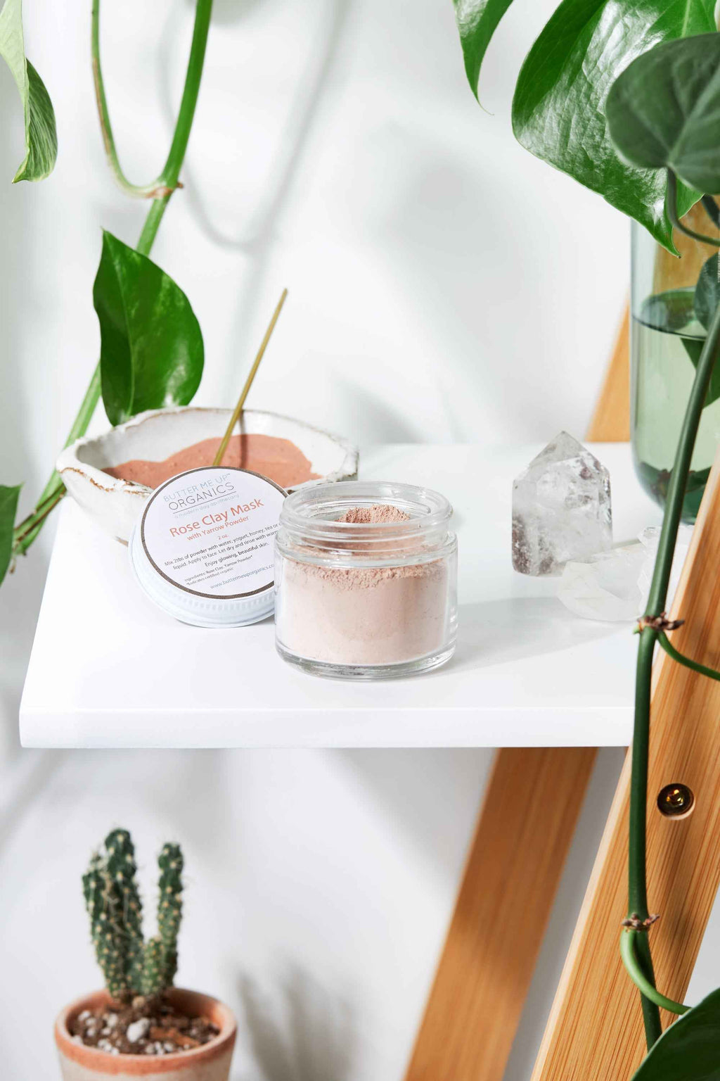 Rose Clay Face Mask for Glowing Skin and Deep Cleansing