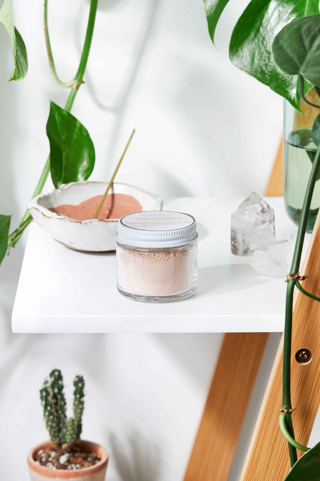 Rose Clay Face Mask for Glowing Skin and Deep Cleansing