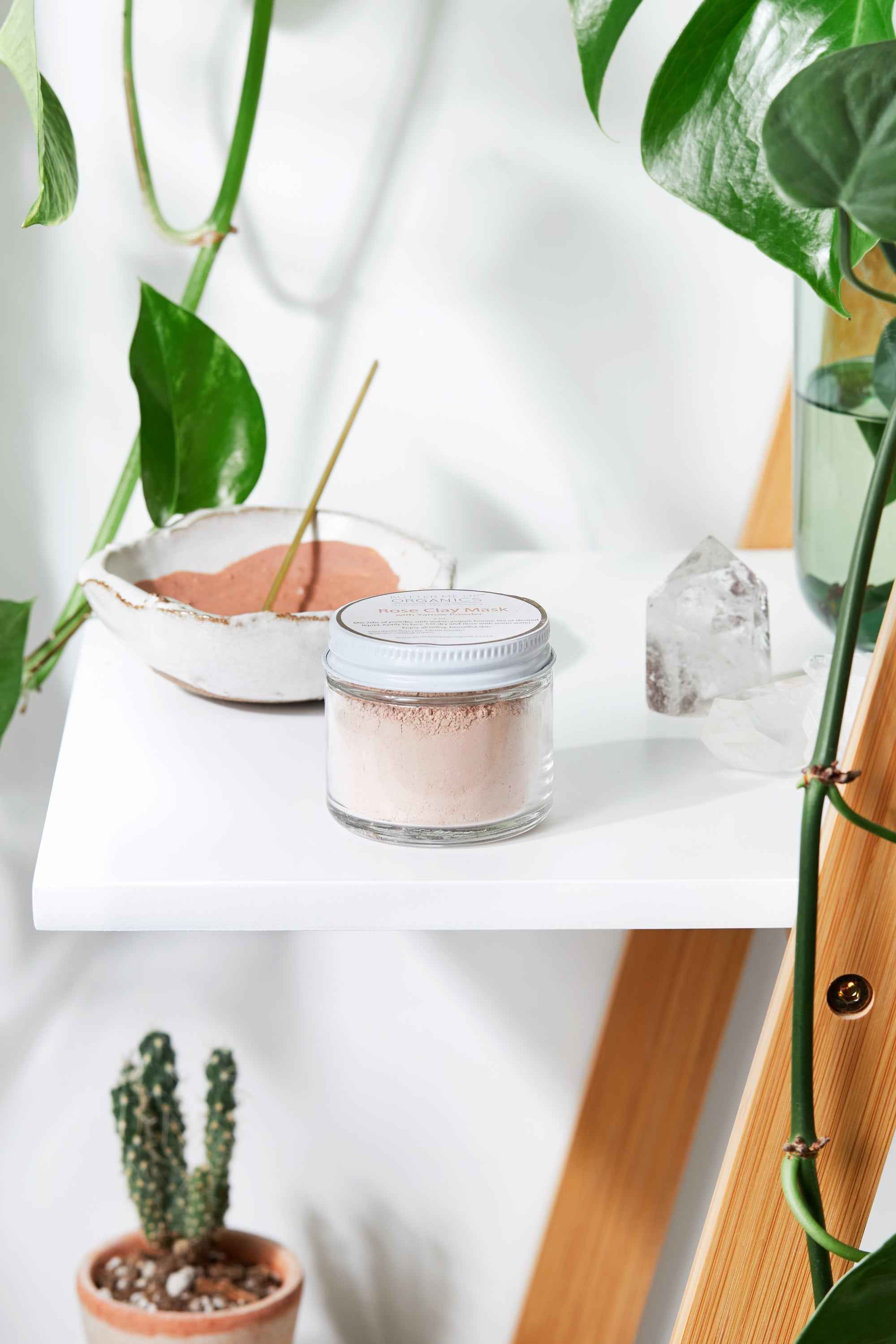 Rose Clay Face Mask for Glowing Skin and Deep Cleansing