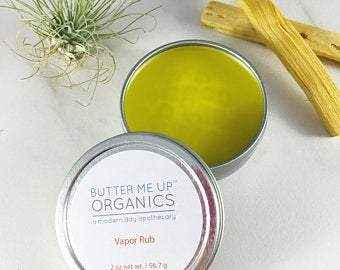 Handmade Organic Vapor Rub for Ultimate Relief - Natural Sick Balm
