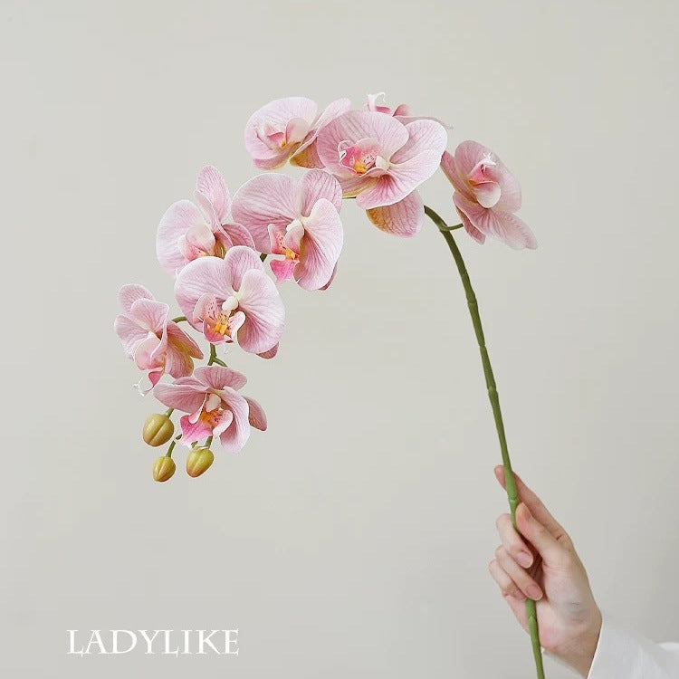 Artificial Phalaenopsis orchid stem for vase styling
