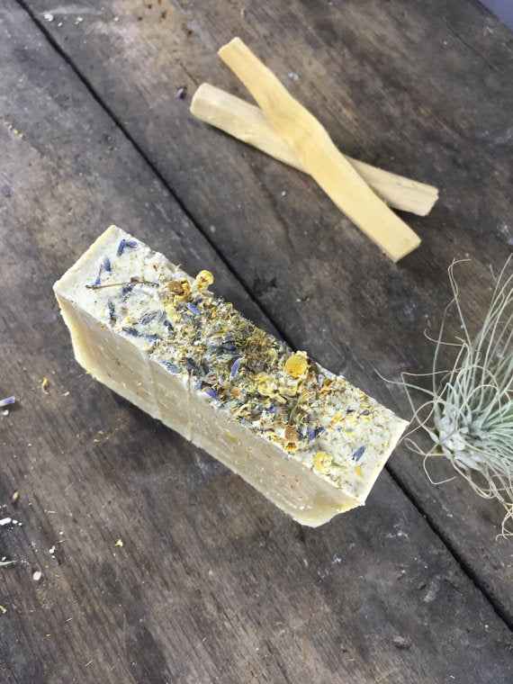 Calming Lavender Chamomile Soap for Soothing Vegan Skincare