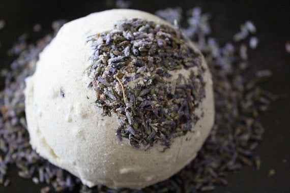 Organic Lavender Bath Bomb Calm Bomb - Available in Two Sizes