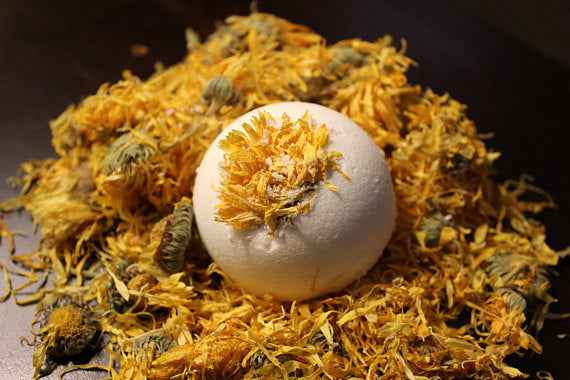 Organic Bath Bomb for Babies - Soothing Herbal Bath Solution for Sick Little Ones