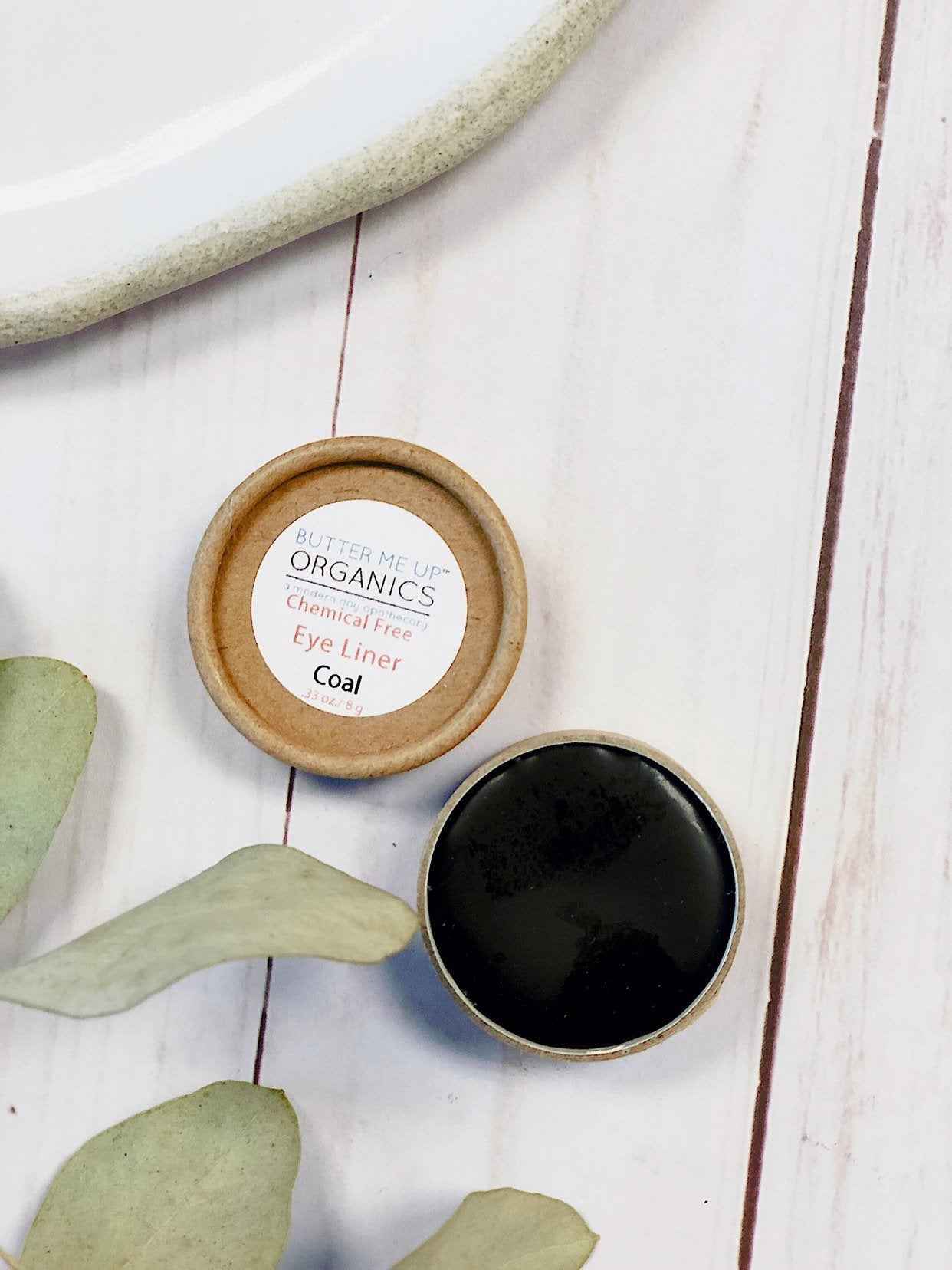 Organic Eyeliner - Natural Eye Makeup for Stunning Looks with Butter Me Up Formula