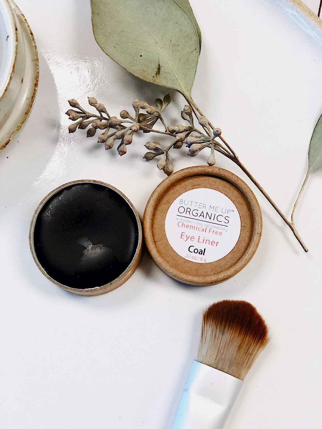 Organic Eyeliner - Natural Eye Makeup for Stunning Looks with Butter Me Up Formula