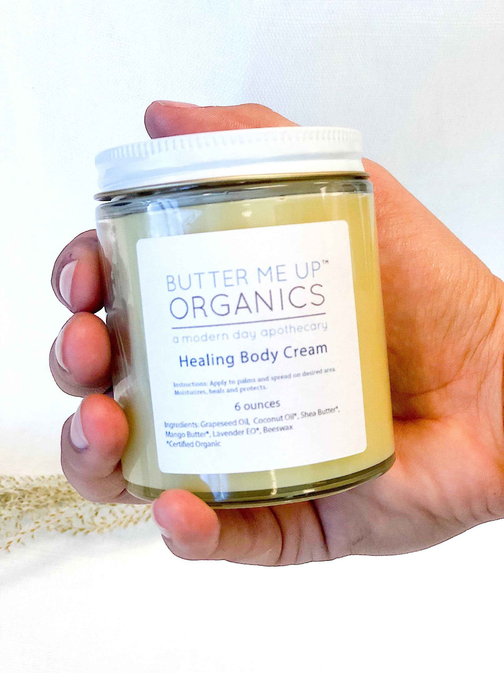 Healing Body Cream for Dry Skin - Organic Body Lotion for Winter Skin