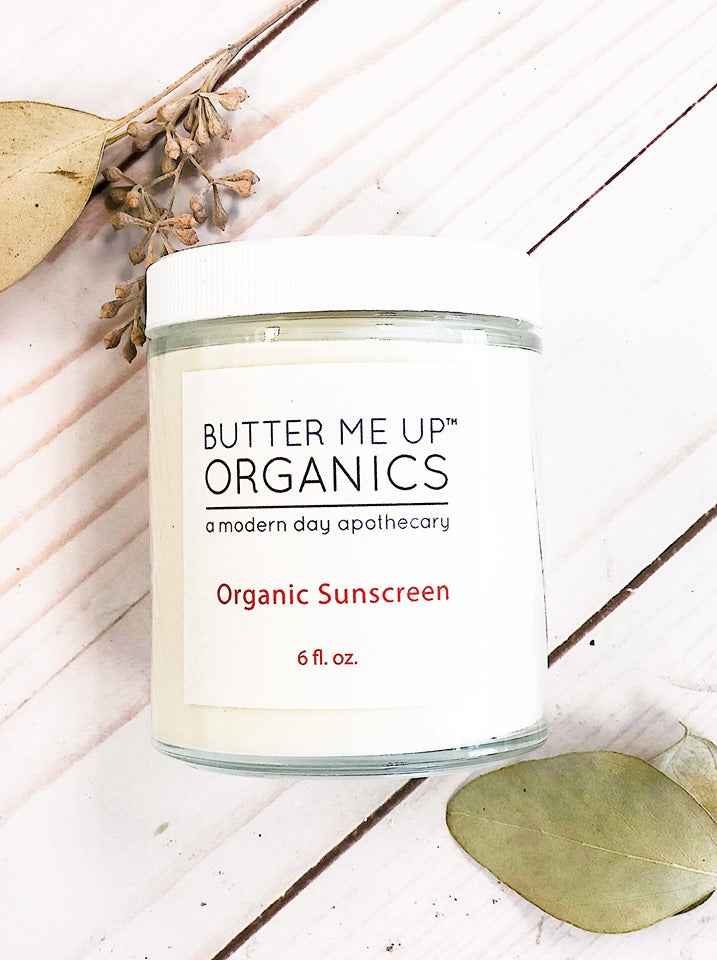 Natural Organic Sunscreen with Non-Nano Zinc Oxide for Face and Body
