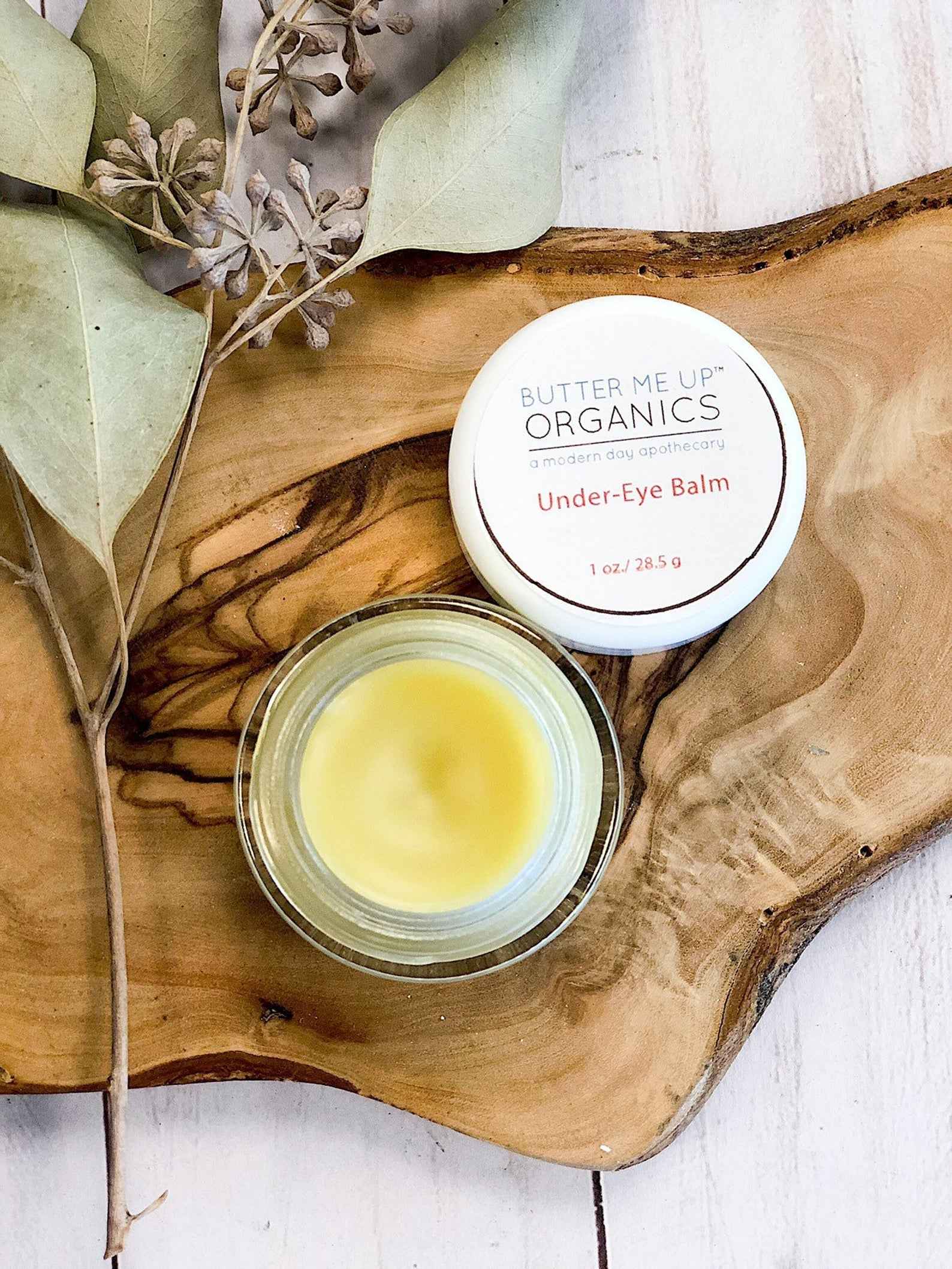 Caffeinated Under Eye Balm for Reducing Dark Circles, Under Eye Bags, and Puffiness